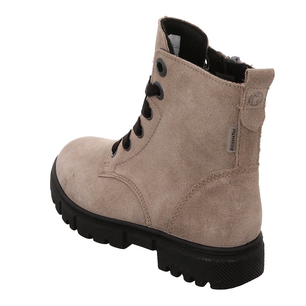 Mädchen Stiefel Schuhe Suri Schnürboots Kinderschuhe Veloursleder uni Halbschuhe