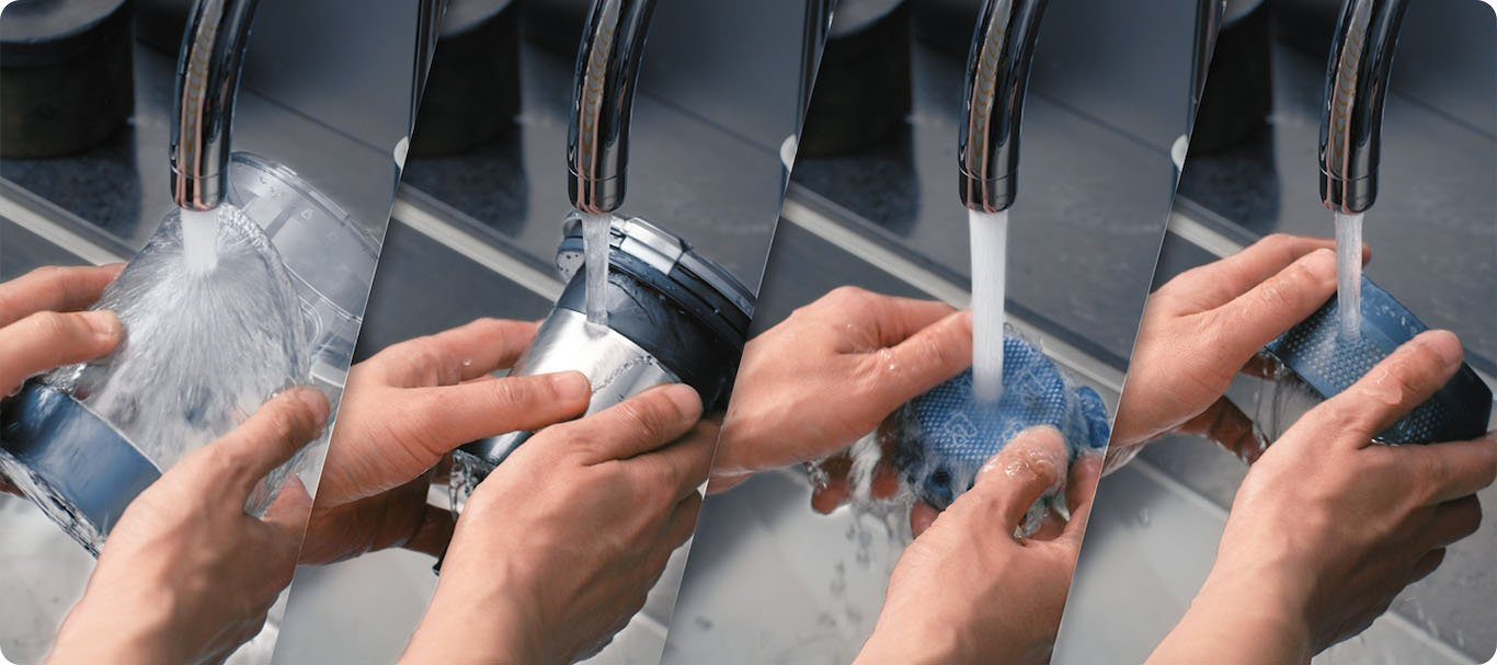 Samsung Akku-Bodenstaubsauger BESPOKE Jet pro extra VS20A95973B/WA, blau, 580 W, beutellos