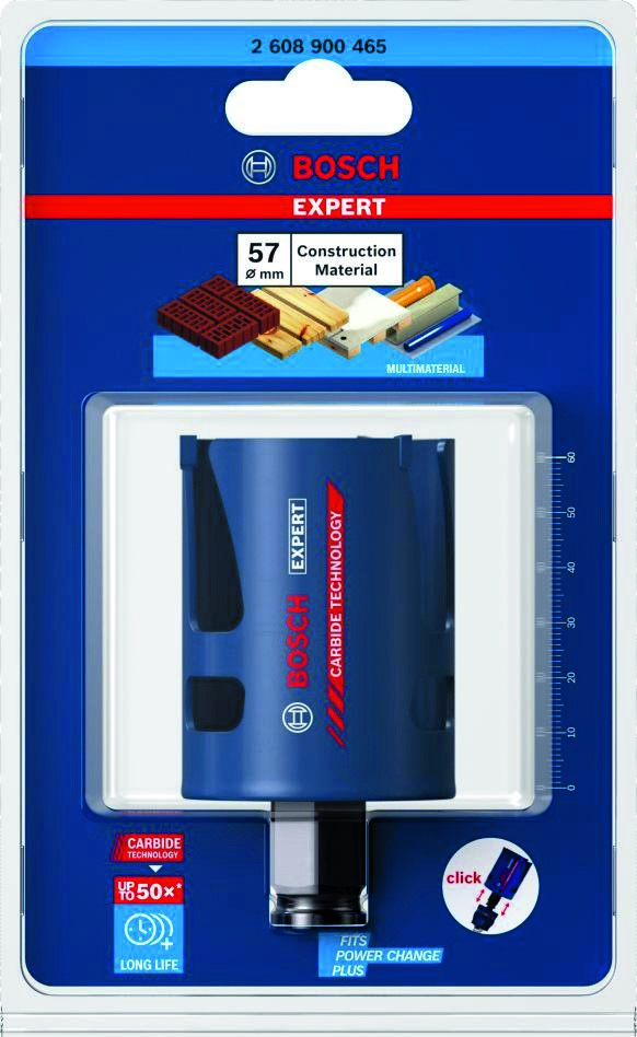 Bosch Blue Accessories 2608900465 Expert Construction Material hole saw 57 x 60 mm