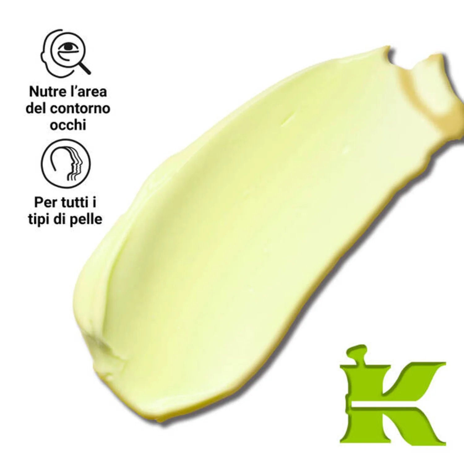 Creme hidratante para olhos e lábios com abacate - Contorno dos olhos hidratante