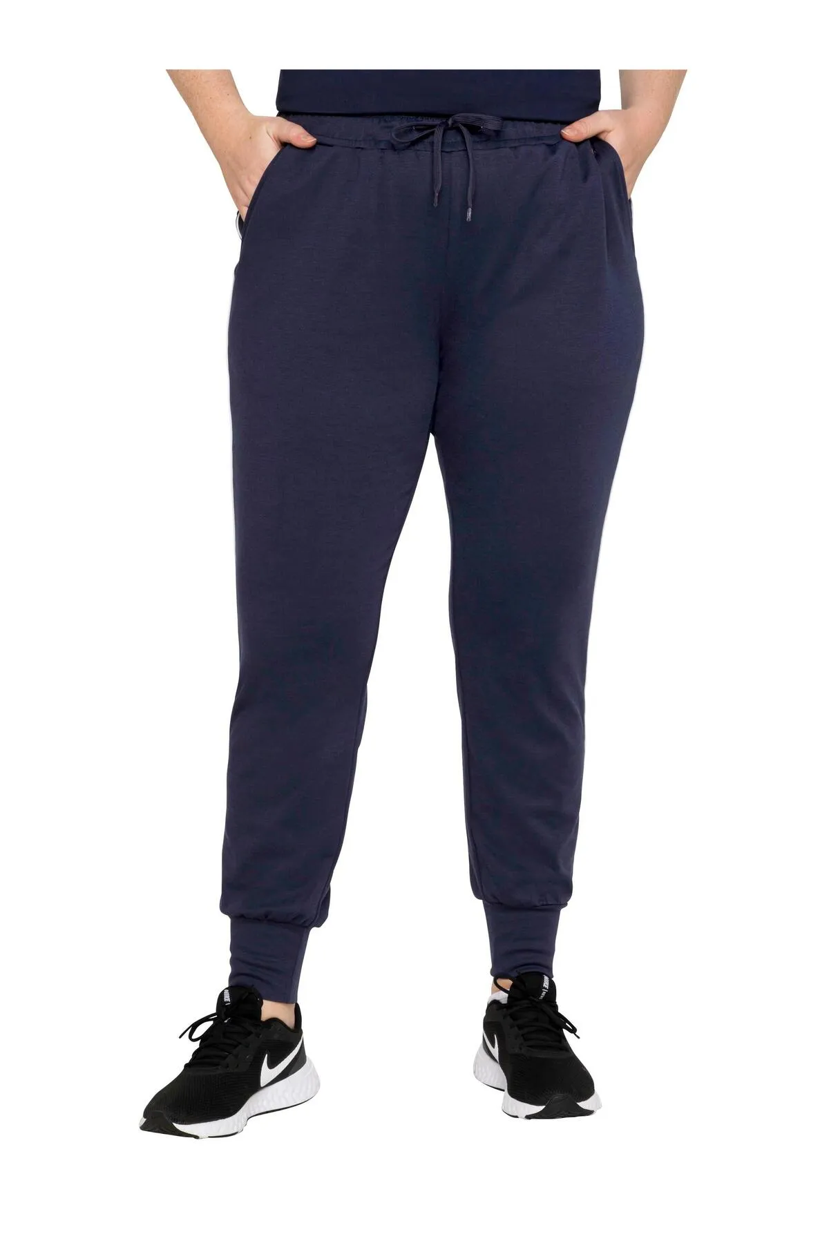 Sheego  Jogginghose - Blau - Slim