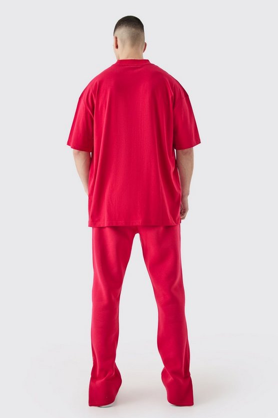 Tall Oversize T-Shirt mit Totenkopf-Print