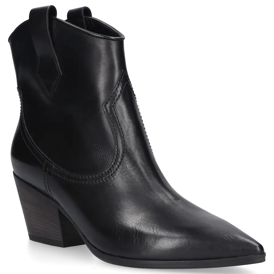 Kennel & Schmenger - Cowboy-/ Bikerstiefeletten DALLAS Kalbsleder - schwarz