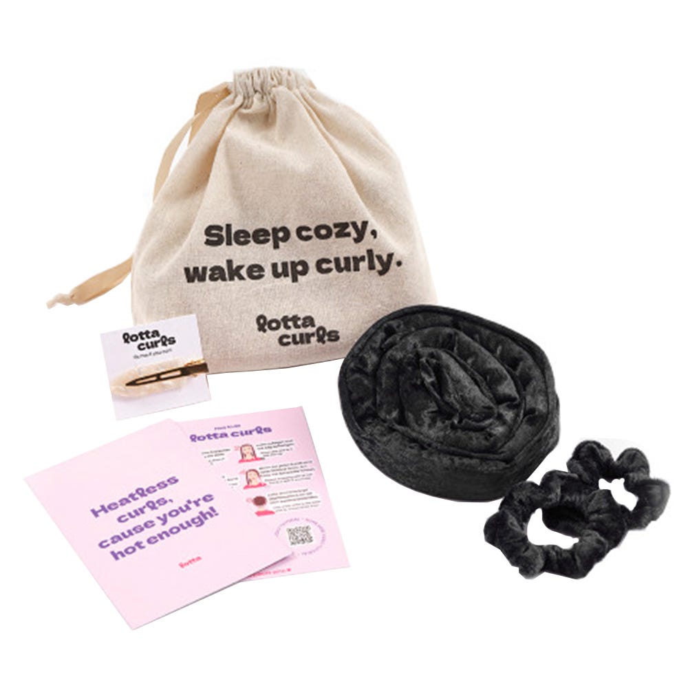 Lotta Curls Lockenband Royal Black