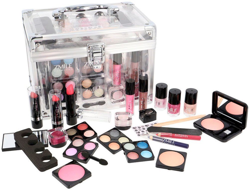 ZMILE COSMETICS Kosmetik-Koffer Acrylic, 42-tlg., vegane Kosmetik