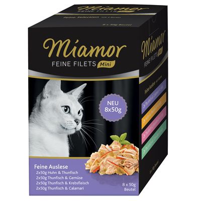 Sparpaket Miamor Feine Filets Mini Pouch 32 x 50 g