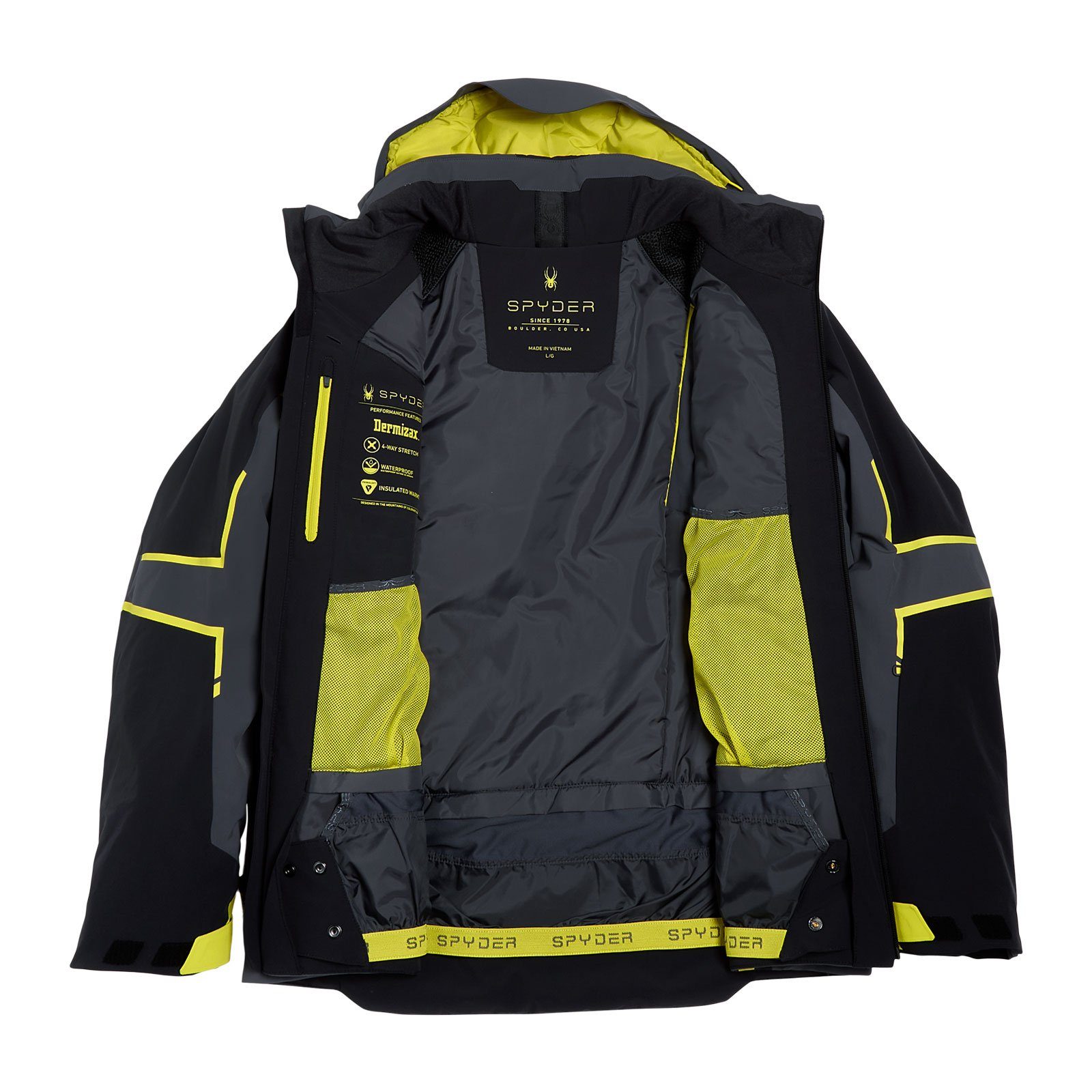 Spyder Skijacke Titan Jacket mit abnehmbarem Schneefang