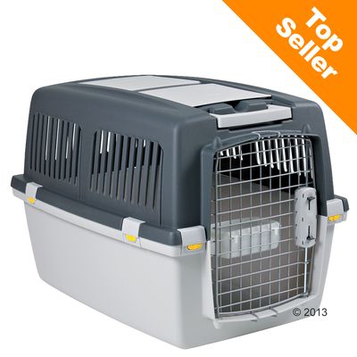 Trixie Transportbox Gulliver + Vetbed® Isobed SL Hundedecke Paw