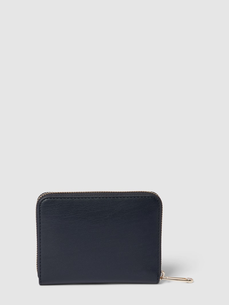 Portemonnaie in Leder-Optik in marineblau