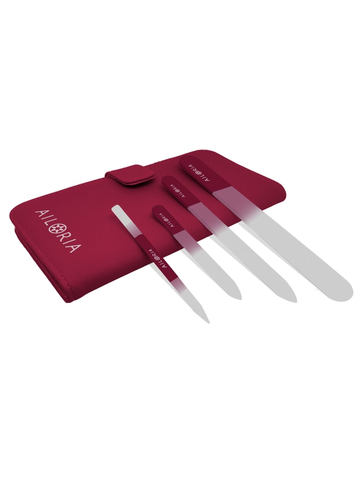 Ailoria CONTOUR PRIME Glas-Nagelfeilenset in Magenta günstig kaufen onesize