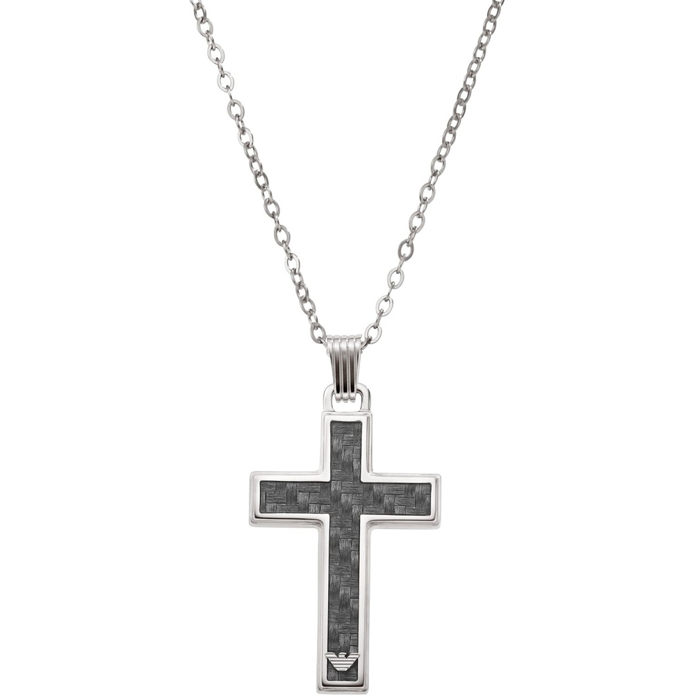 Emporio Armani Chaînette Acier inoxydable collier