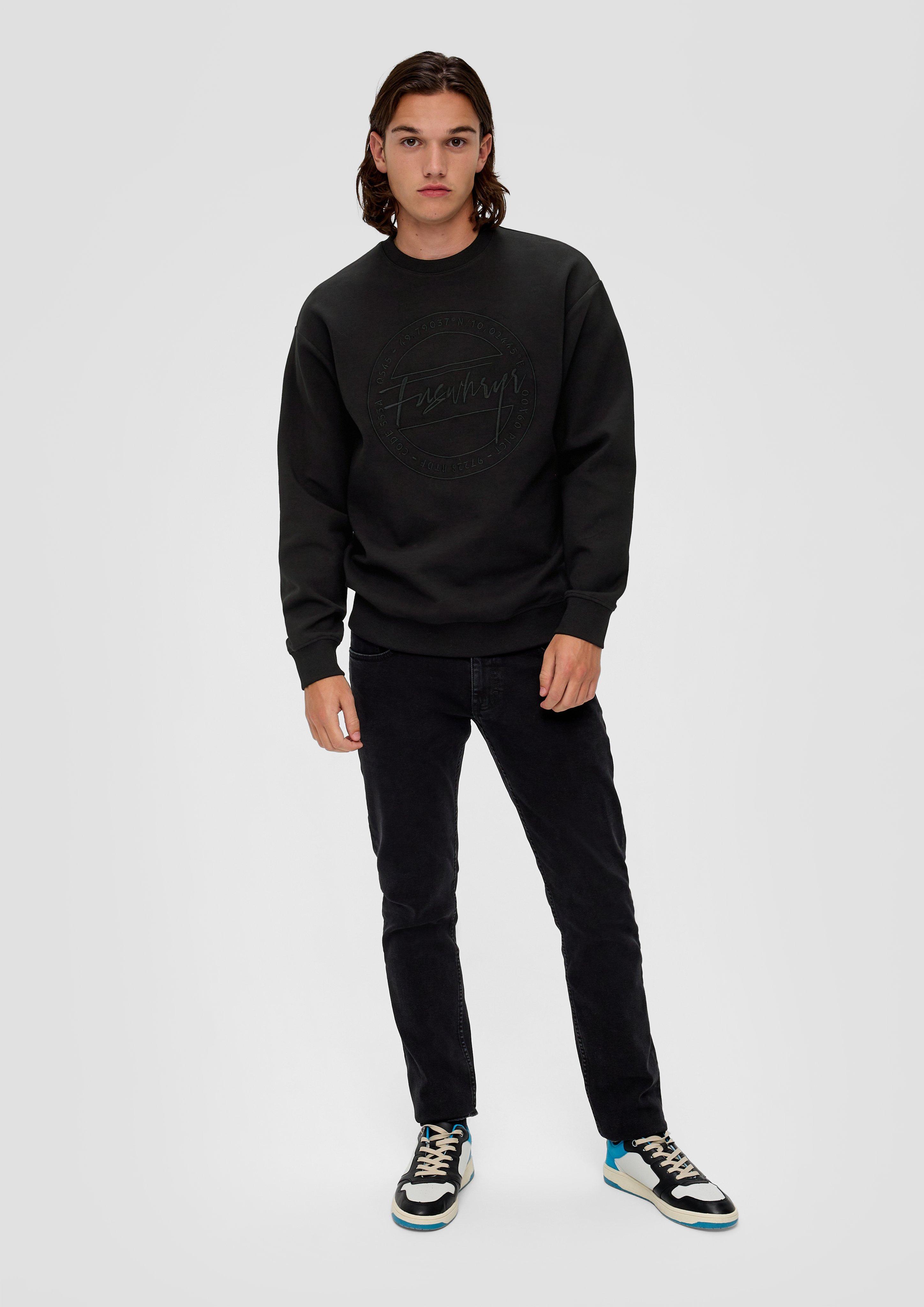 Scuba-Sweatshirt mit Stickerei  2138498-99L0