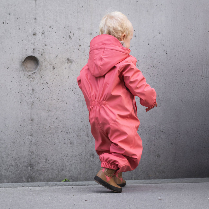 aarhus rain suit wool rhubarb sorbet - Rot