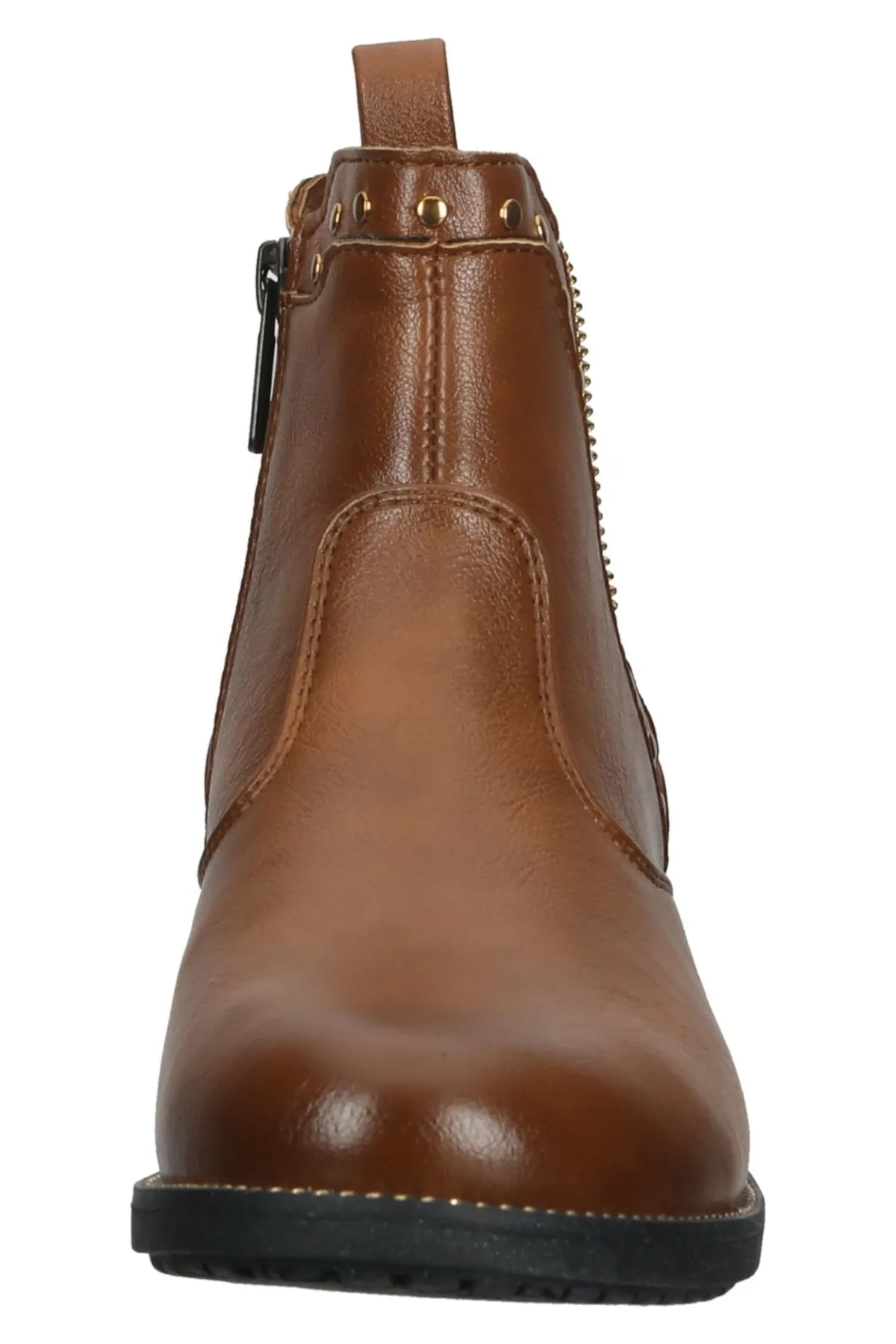 Mustang  Stiefelette - Braun - Blockabsatz