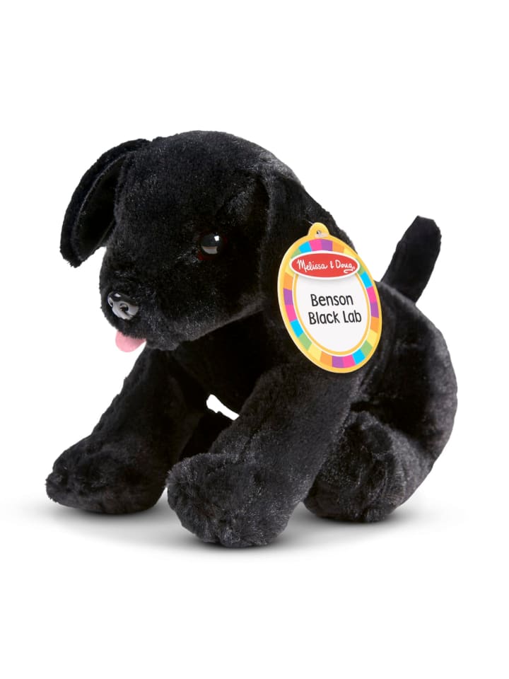 Melissa & Doug Schwarze Benson Labrador-Welpe 25,4 cm- ab 3 Jahren günstig kaufen onesize
