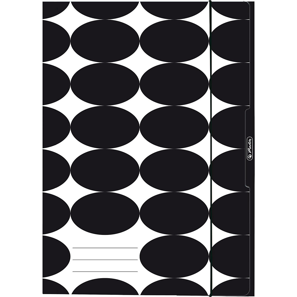 Sammelmappe/Zeichenmappe A4 Just Black