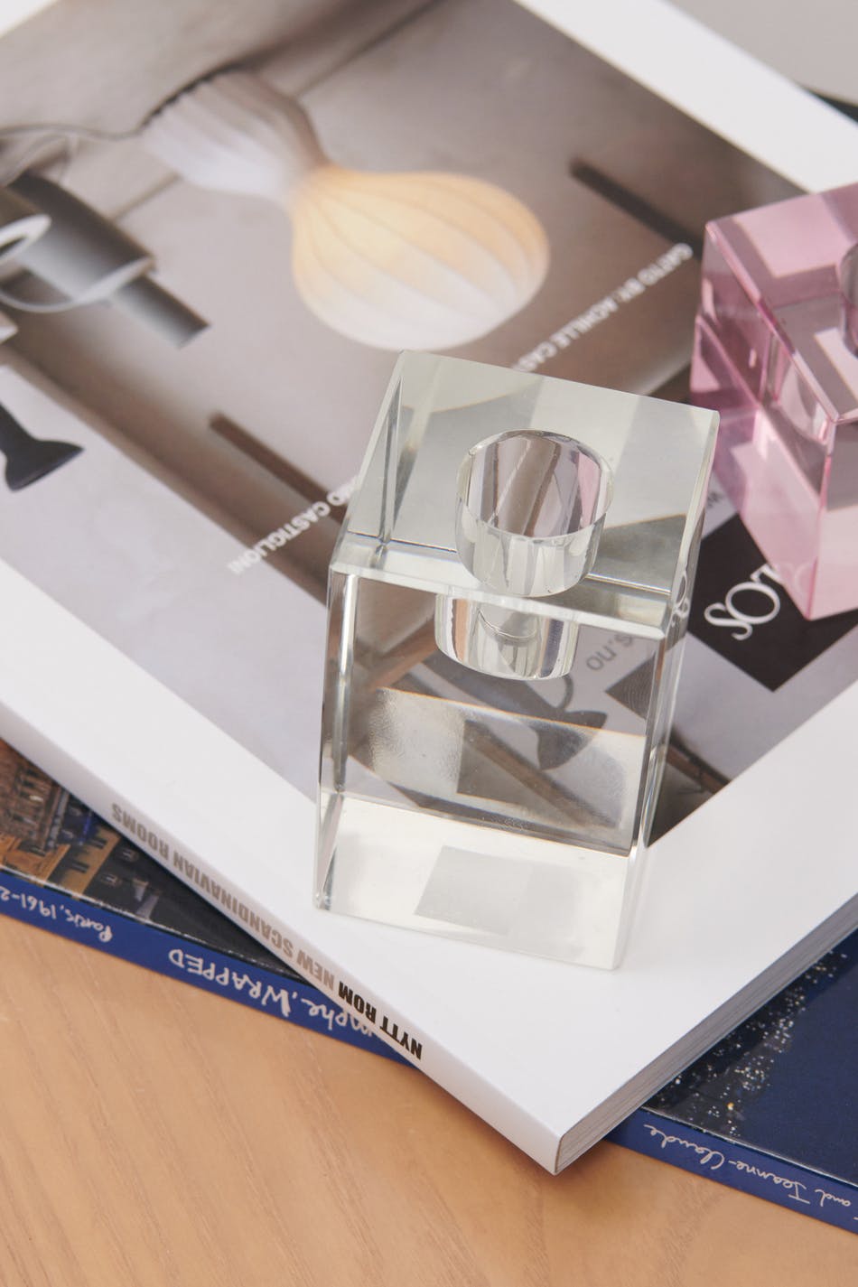 Crystal l candle holder