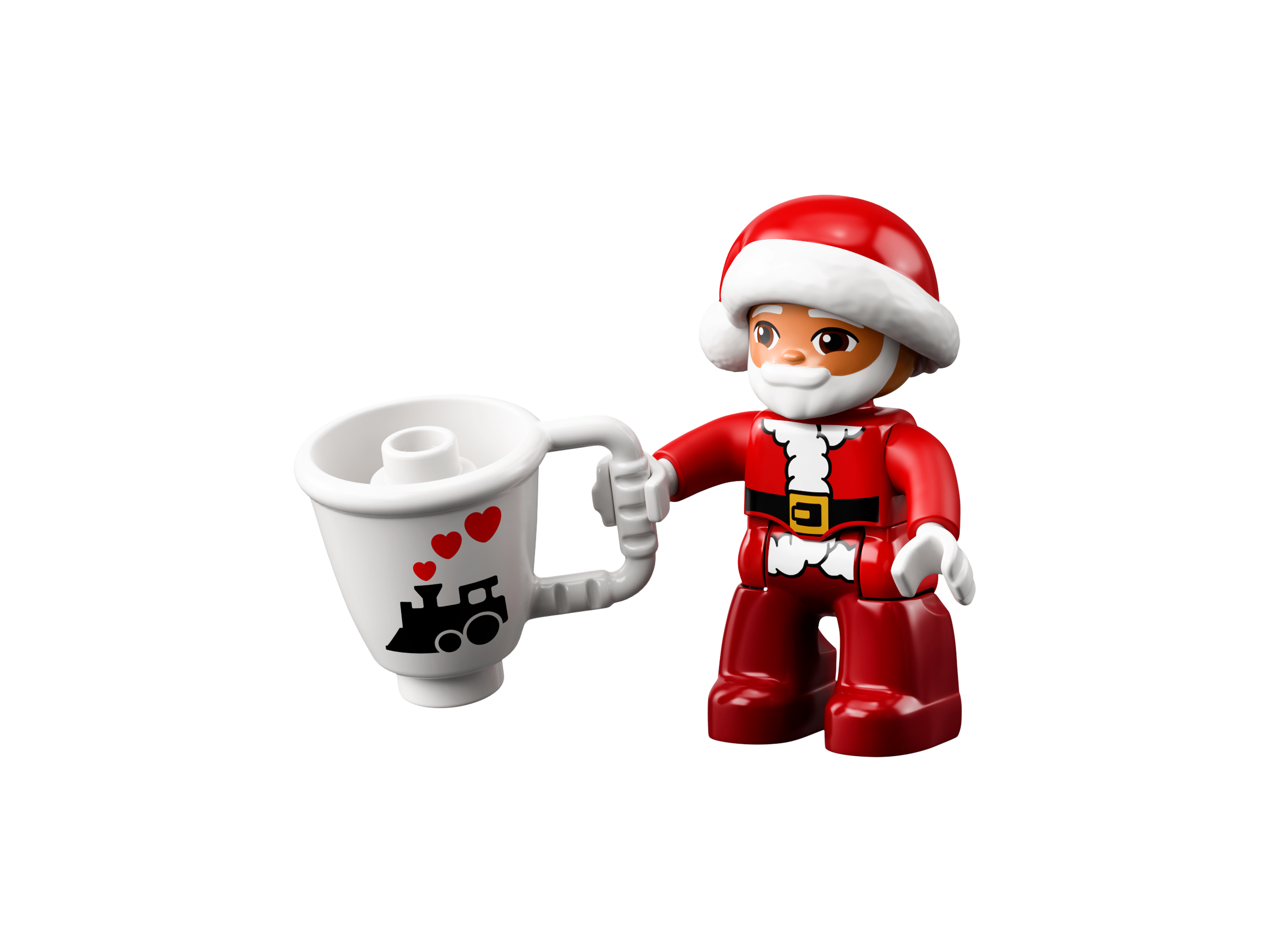 Lebkuchenhaus mit Weihnachtsmann 10976