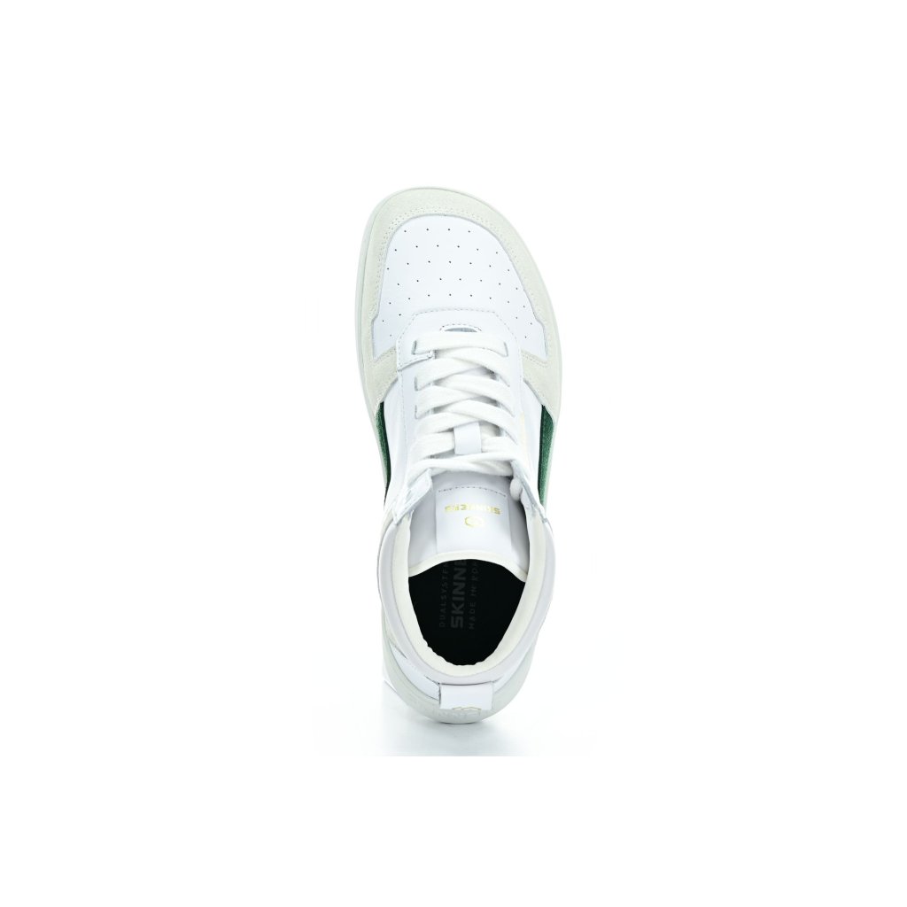 Skinners Oldschooler High Top Green/White Barfußstiefeletten