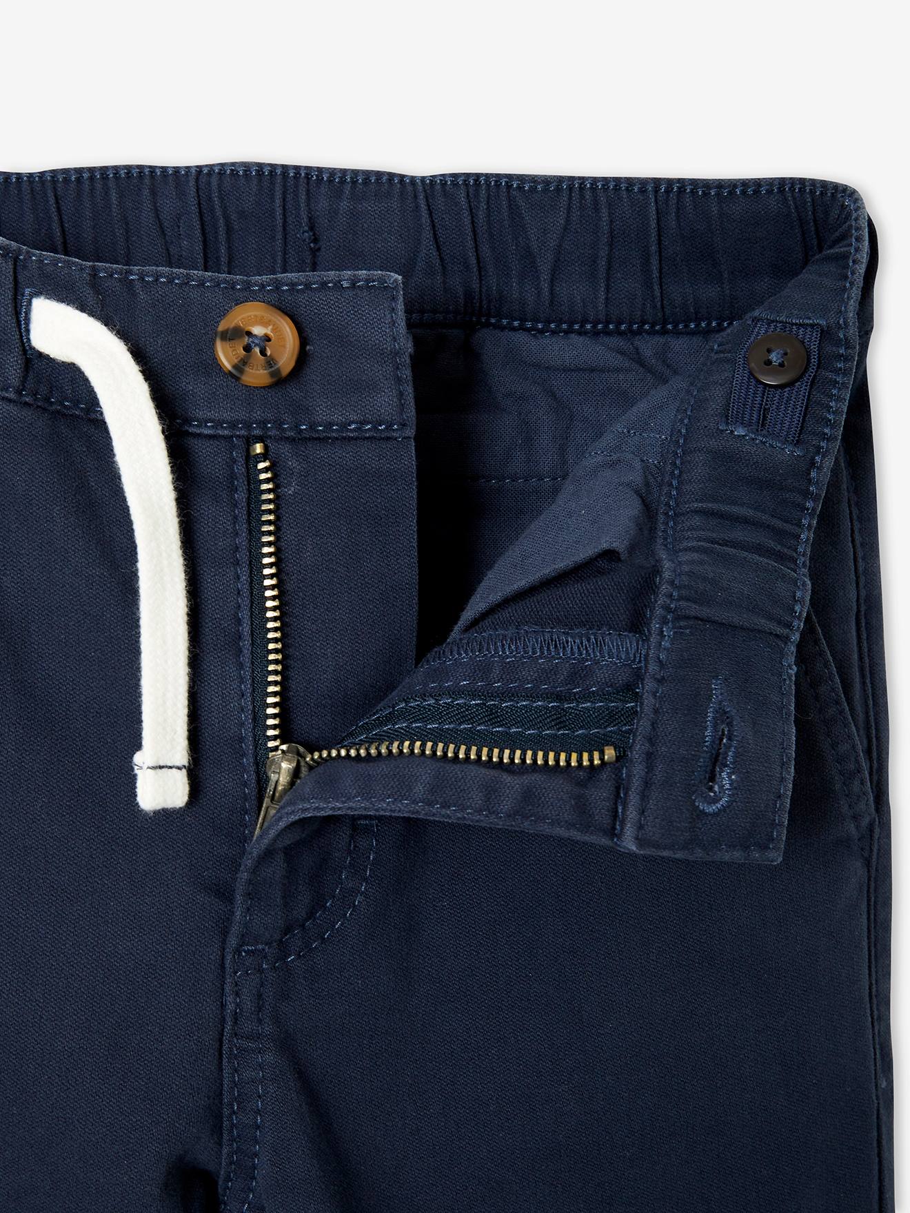 Pantalon chino facile à enfiler garçon beige