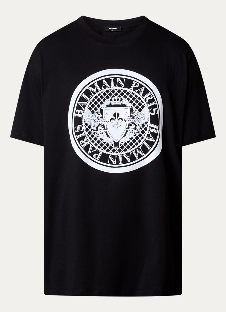 Koszulka Balmain Coin z nadrukowanym logo