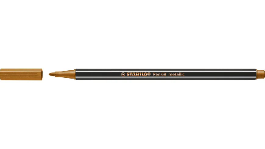 STABILO® Premium Metallic-Filzstift - STABILO Pen 68 metallic - Einzelstift - kupfer kupfer