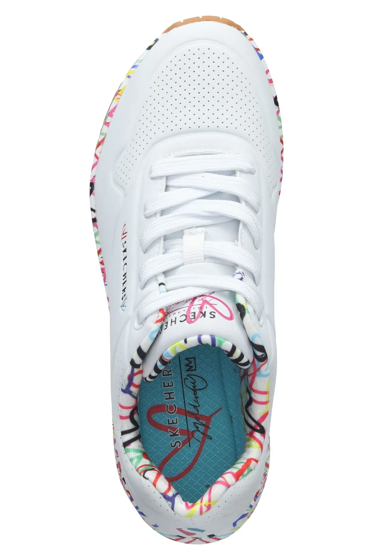 SKECHERS  Sneaker - Weiß - Flacher Absatz