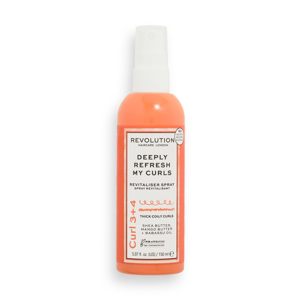 revolution hair Revolution Haircare Deeply Refresh My Curls Revitaliser Spray Spray hydratant