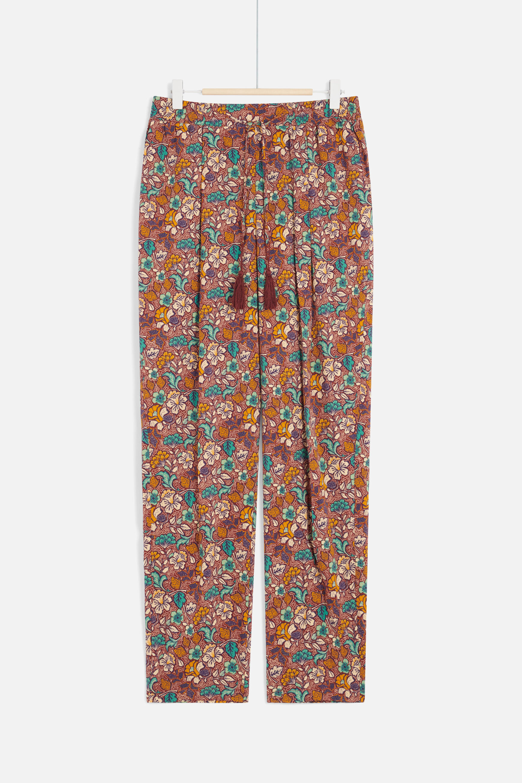 pantalon bijou marron fonce femme
