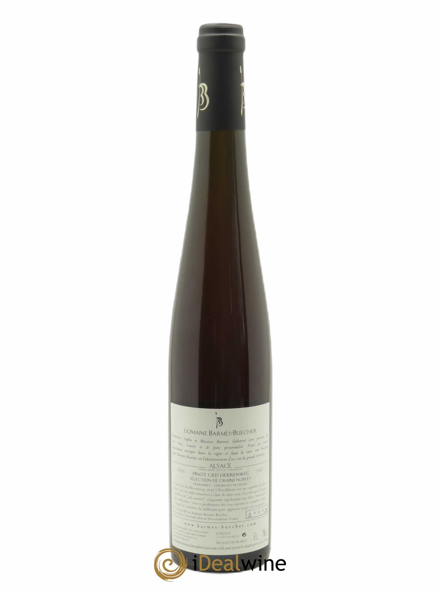 Pinot Gris Sélection de grains nobles Herrenweg Barmes-Buecher (50cl) 2000 - Lot de 1 Bouteille