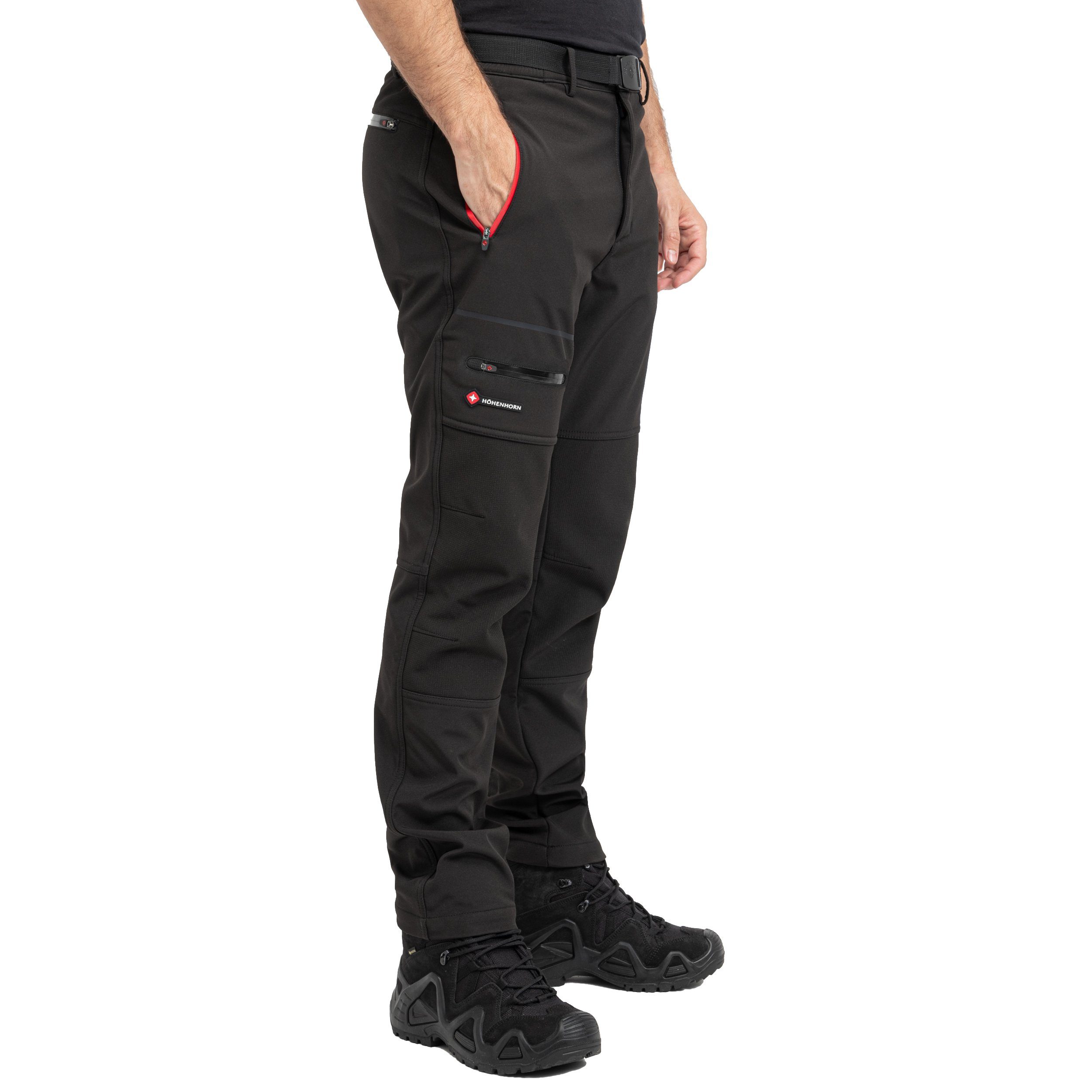 Höhenhorn Funktionshose Trekmaster Herren Softshellhose Outdoorhose Gefüttert Snowboardhose