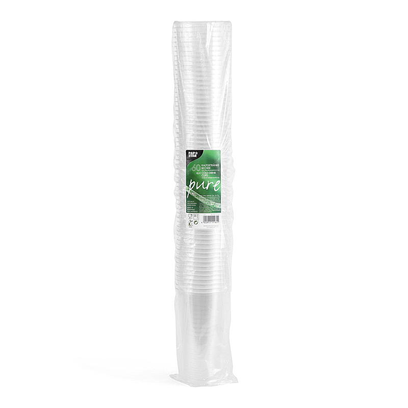 Quick Beger 60-pk 0,5 l, komposterbart PLA-plast