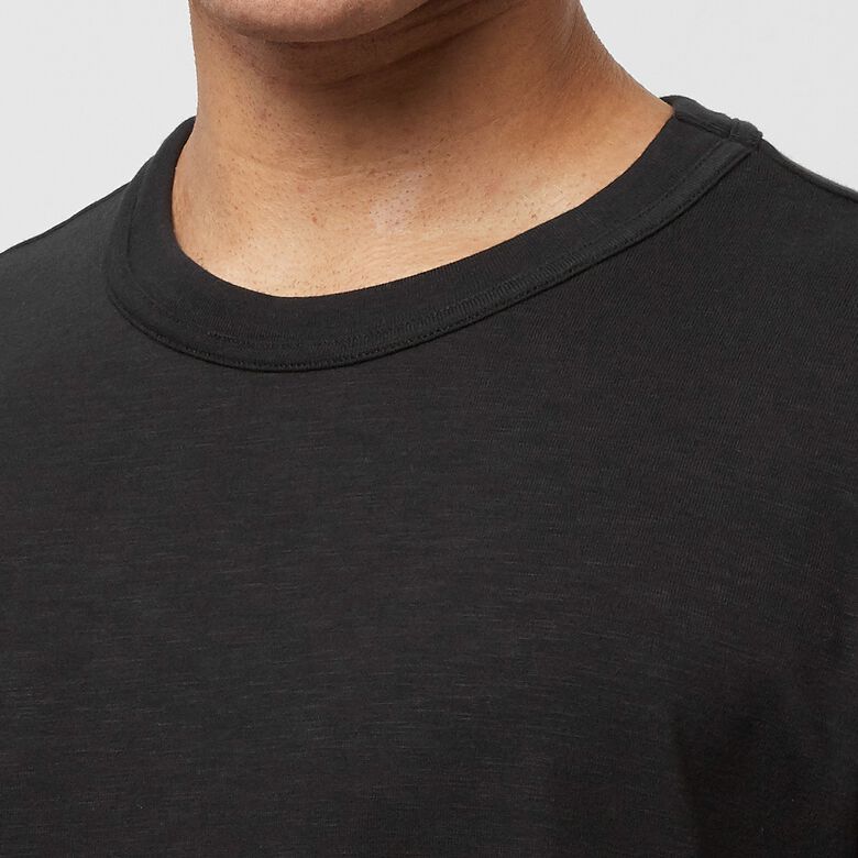 NIKE Life Shortsleeve Knit Top black/black/white