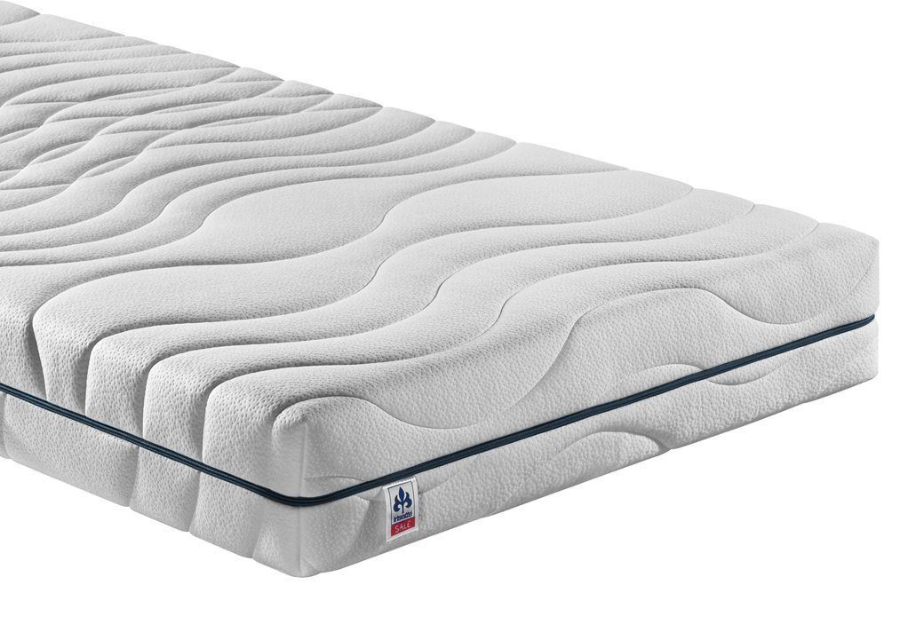 Kaltschaummatratze Sylt mit 7 Liegezonen, Irisette Sale, 20 cm hoch, HyPUR® Hybridschaum mit 3D-Konturschnitt-Technik