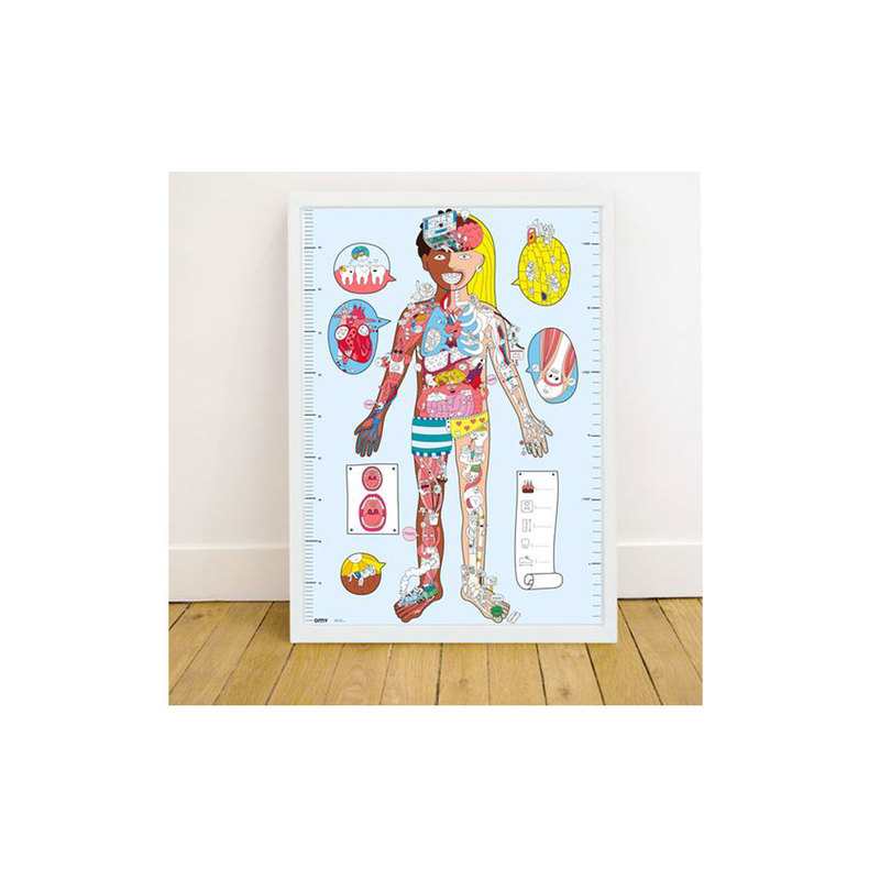 My body, Poster à sticker - OMY