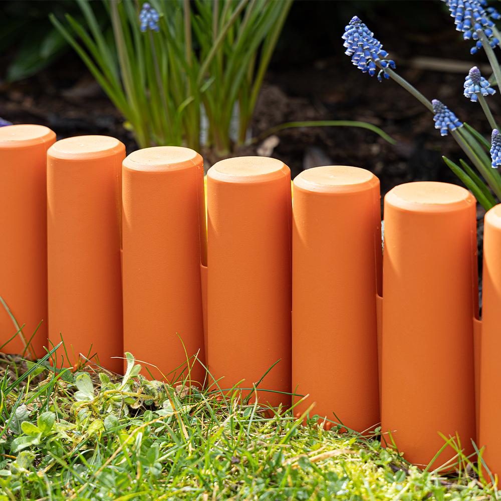 Powertec Garden Gartenzaun-Set 10 teilig aus PP, ca. 27,5 x 23,5 cm