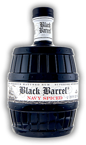 A.H. Riise Black Barrel Premium Navy Spiced A.H. Riise Black Barrel Premium Navy Spiced Eine qualitativ hochwertige Rum-basierte Spirituose, aromatisiert mit feinen Gewürze. 0,7	 Liter - Vol 40%