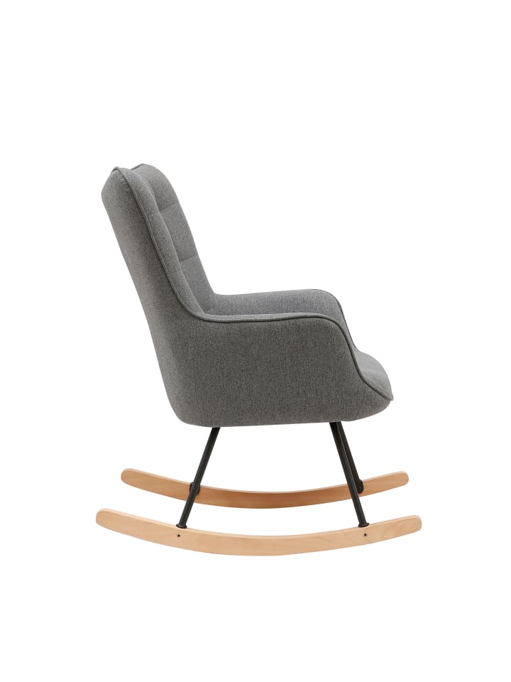 byLiving Schaukelstuhl RICHIE in Grau günstig kaufen onesize