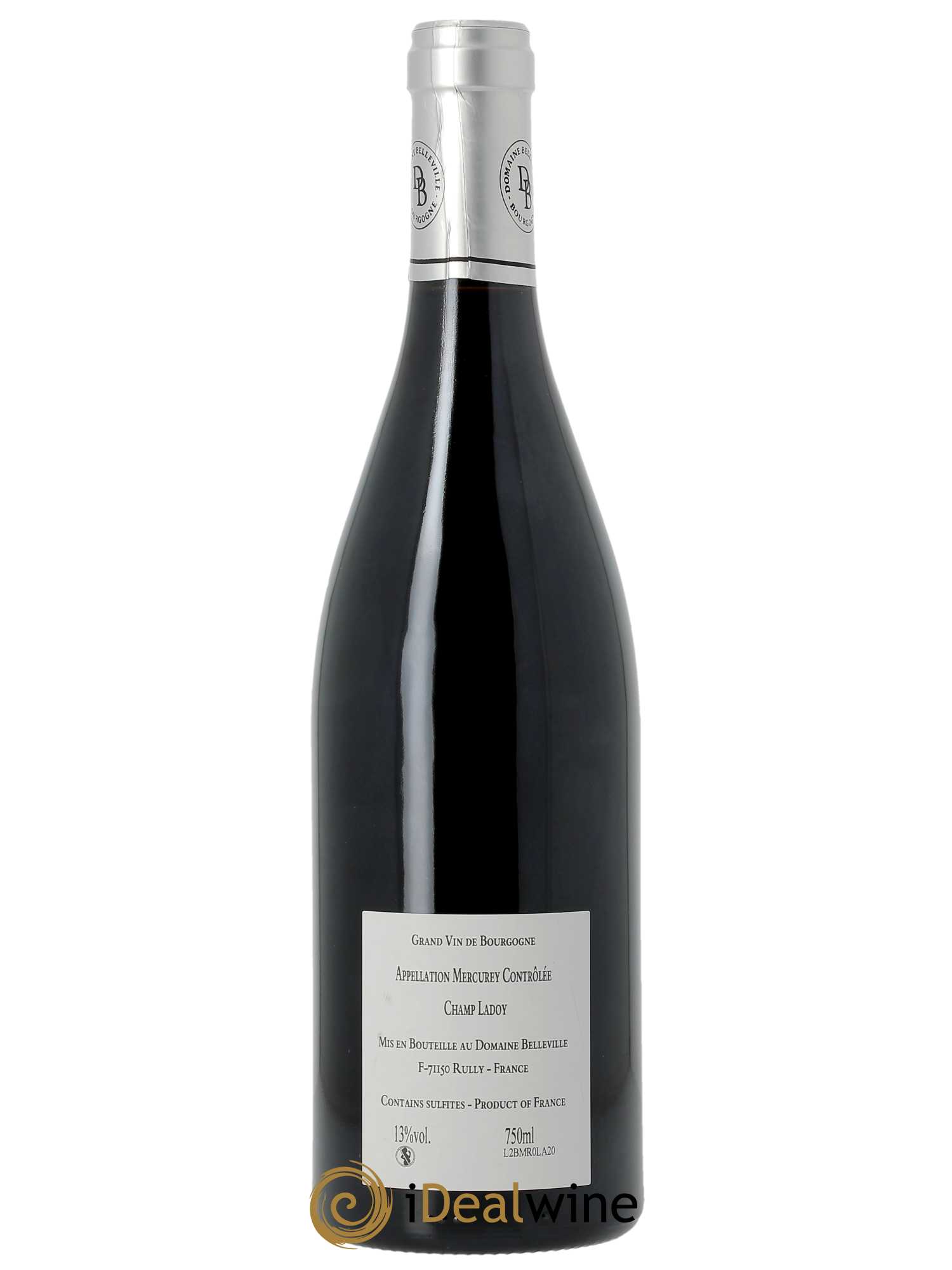 Mercurey Champ Ladoy Belleville  2020 - Lot de 1 Bouteille