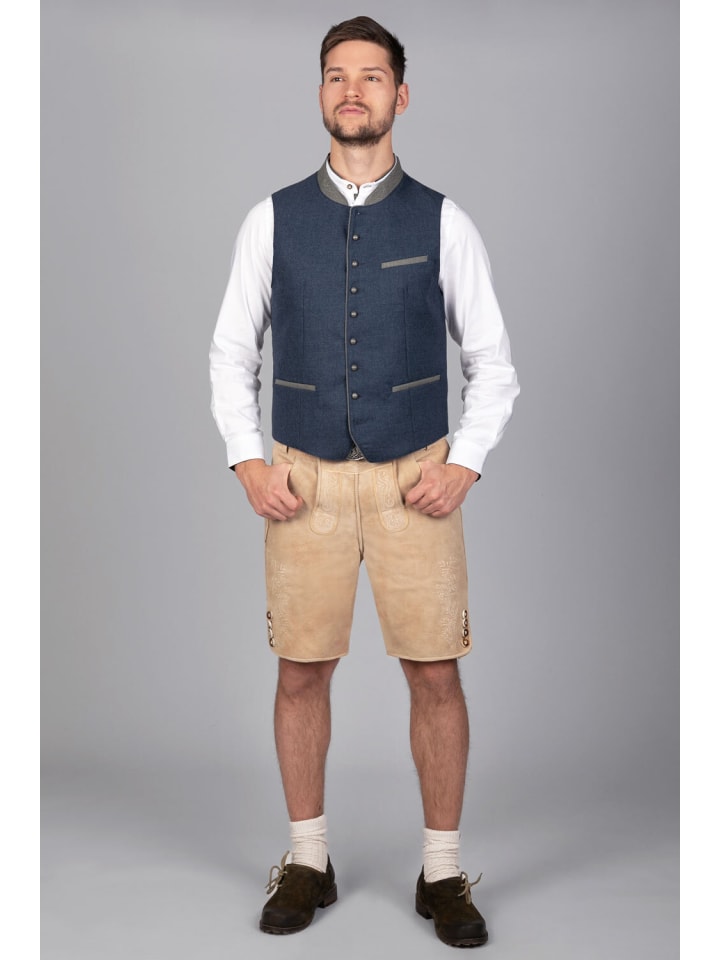 Edelnice Kurze Wildbock Lederhose Balthasar in natur günstig kaufen