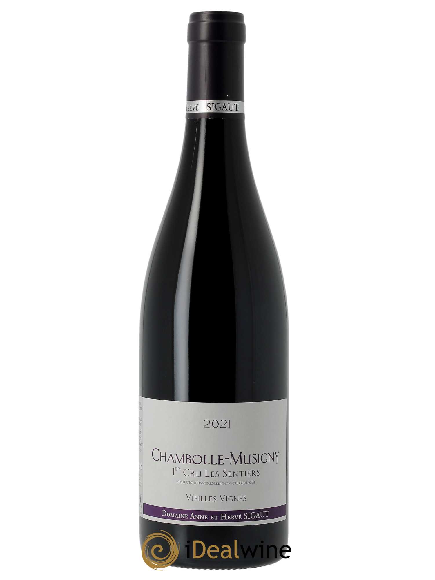 Chambolle-Musigny 1er Cru Les Sentiers Vieilles Vignes Anne et Hervé Sigaut (Domaine)  2021 - Lot de 1 Bouteille