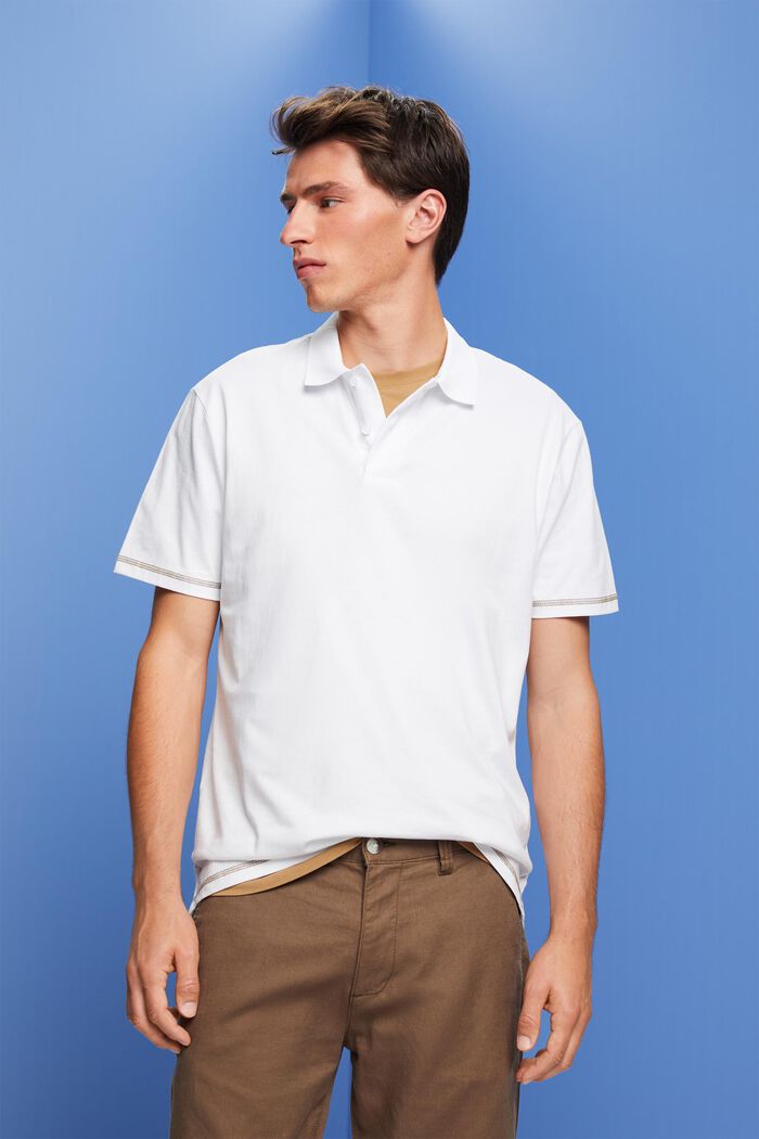 Poloshirt aus Jersey, 100 % Baumwolle