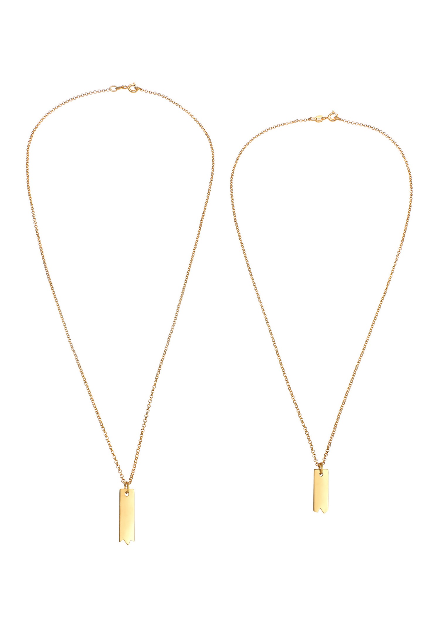 Elli Dames Bar Partner Barátság Szerelem Szett Basic Minimal ezüst 925 sterling