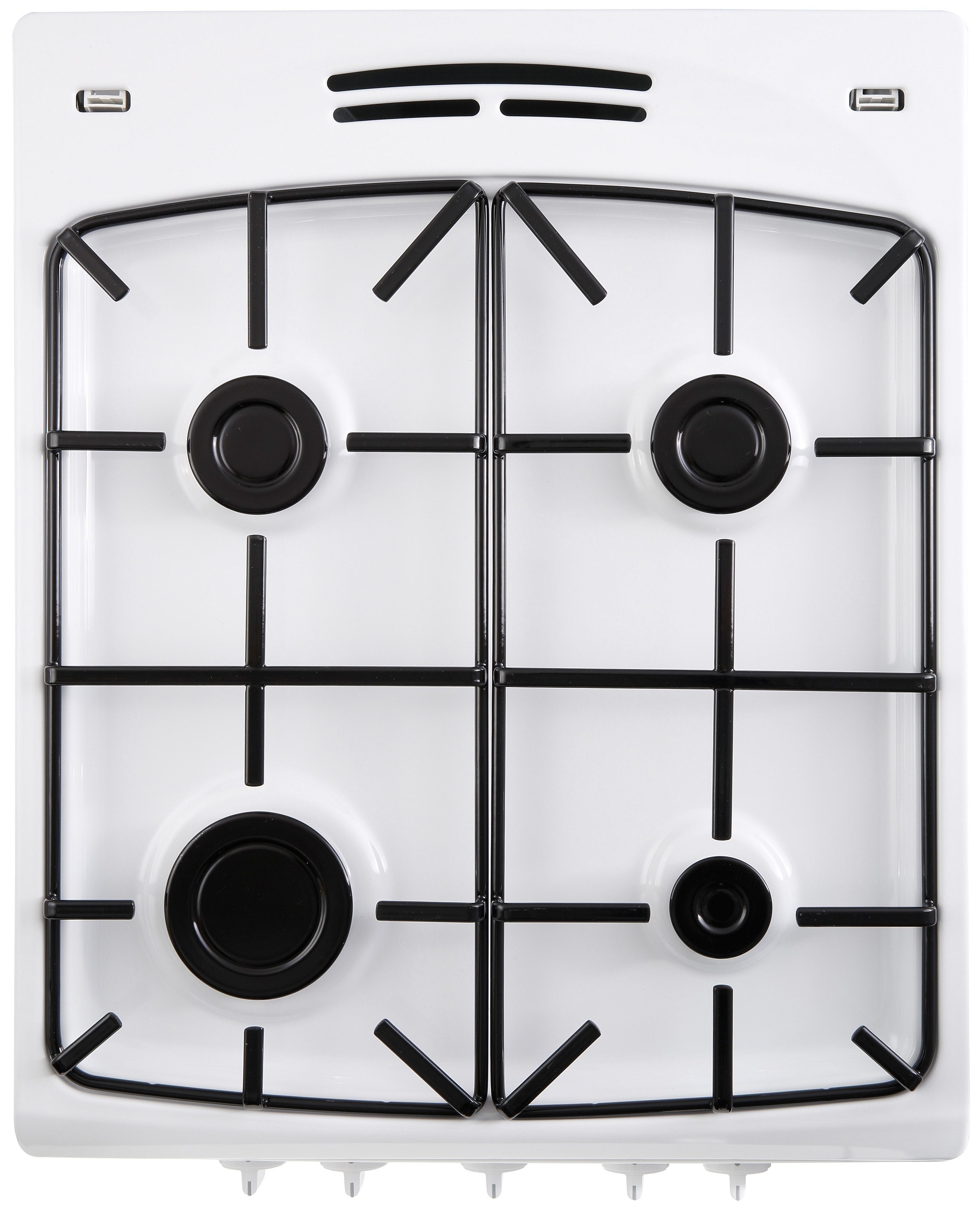 Amica Gas-Standherd SHGG 11559 W, elektrische Einhand-Funkenzündung