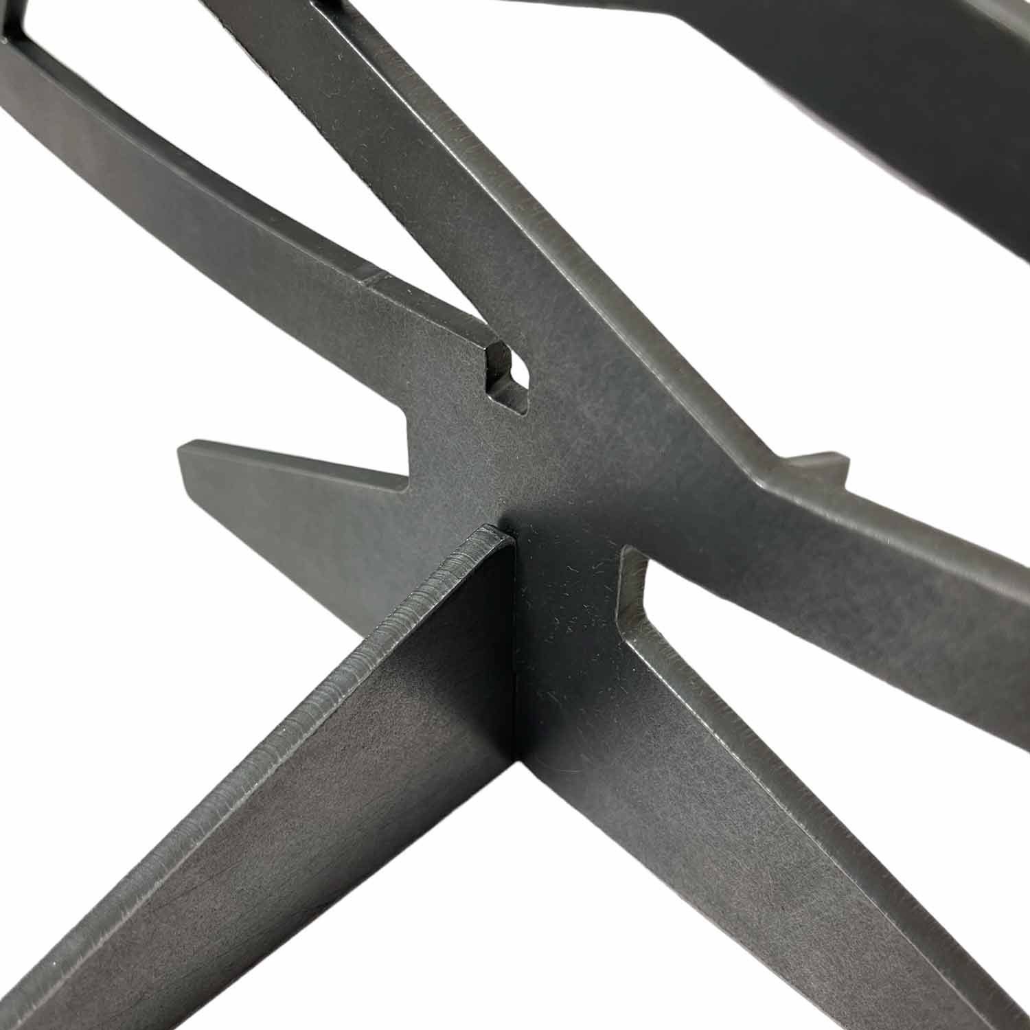 Creativ Metall Künstlicher Weihnachtsbaum, für Innen und Außen Stahl 4mm Außen 30x40cm Industrielook