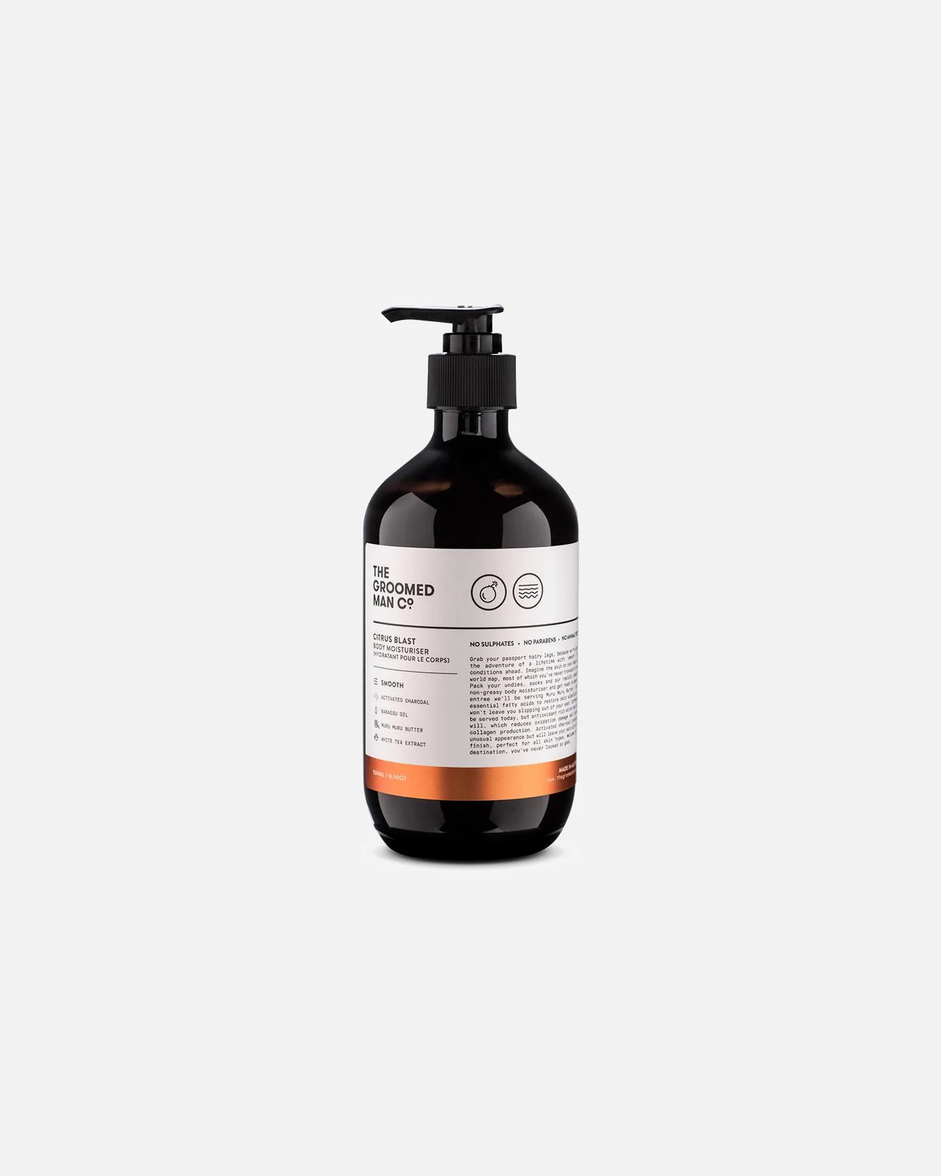 Hydratačný telový krém THE GROOMED MAN CO CITRUS BLAST