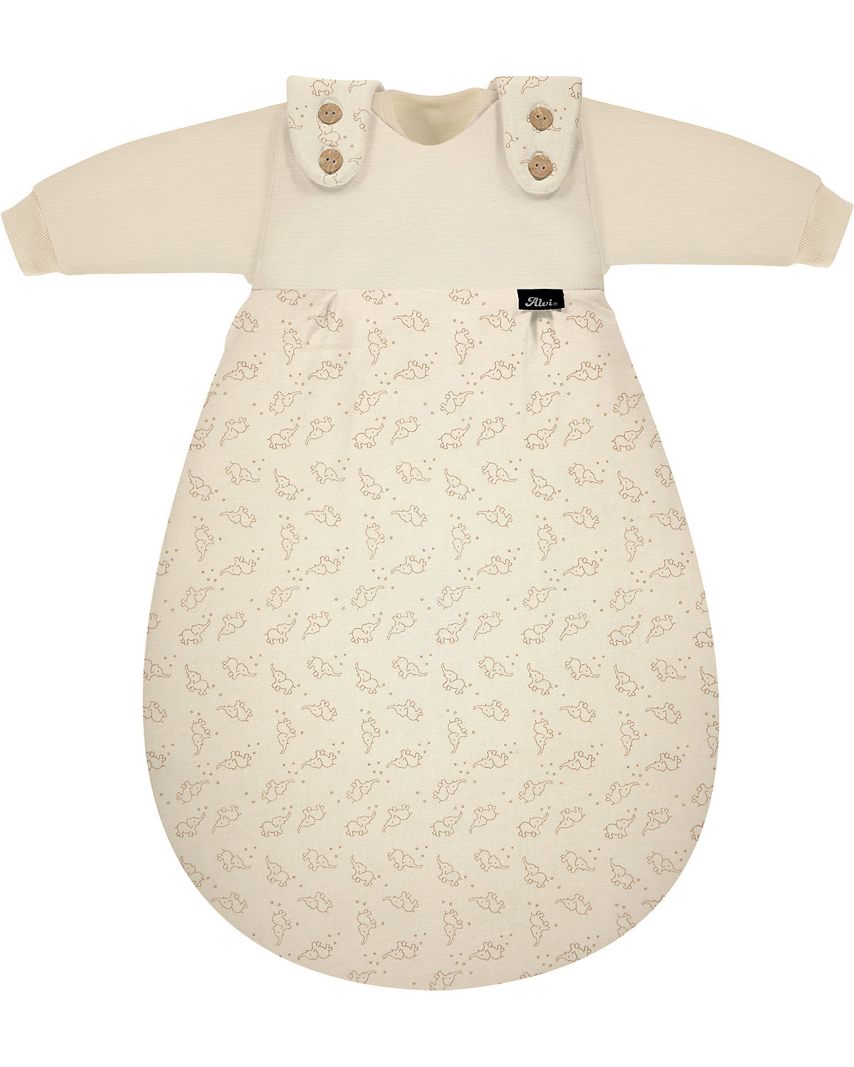 Baby-Mäxchen Schlafsack 3tlg. Bio Baumwolle - TOG 2,5 - Starfant, 80/86