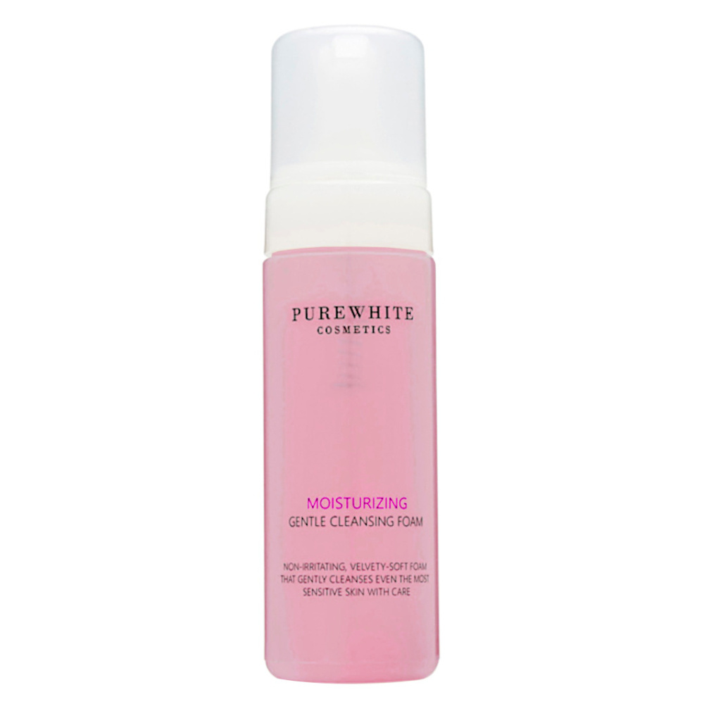 pure white cosmetics Mousse nettoyante hydratante douce nettoyant pour le visage