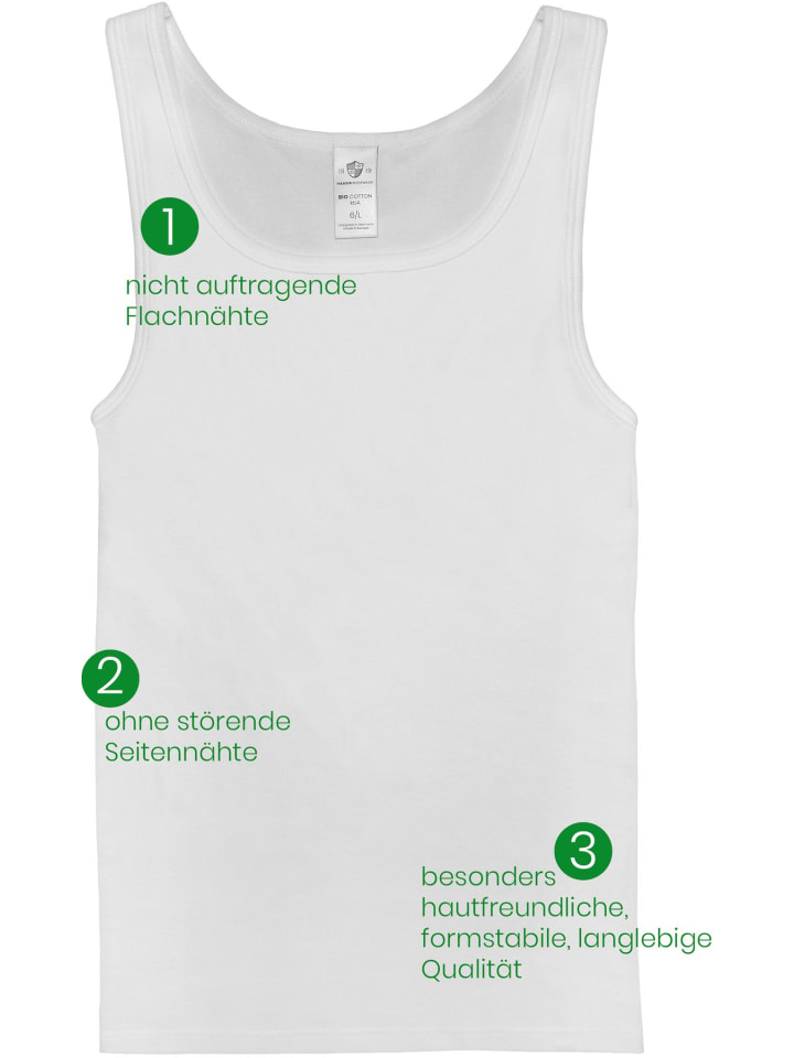 Haasis Bodywear 5er-Set: Unterhemd in weiß günstig kaufen