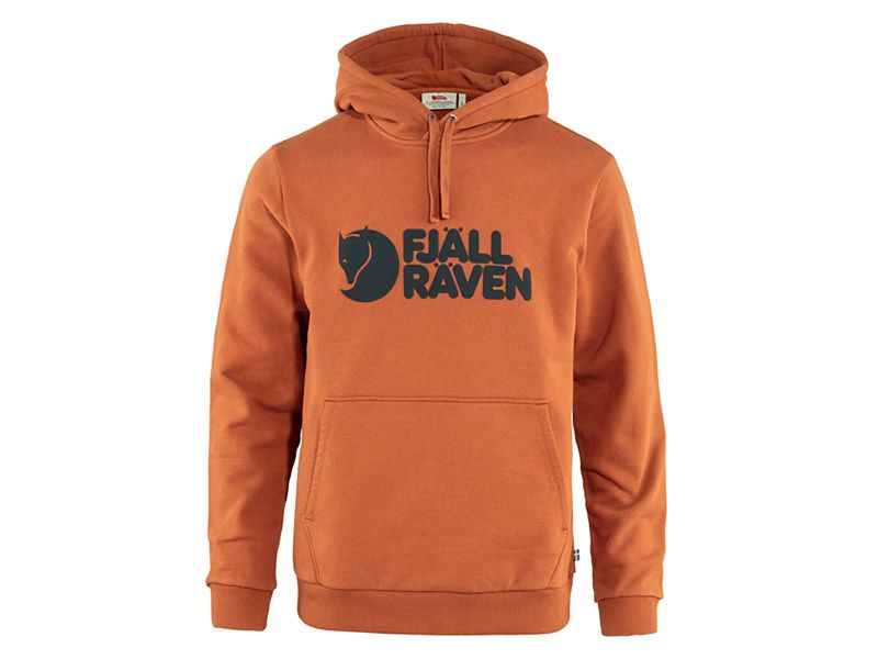 Fjällräven Logo Terracotta Brown Herren Pullover